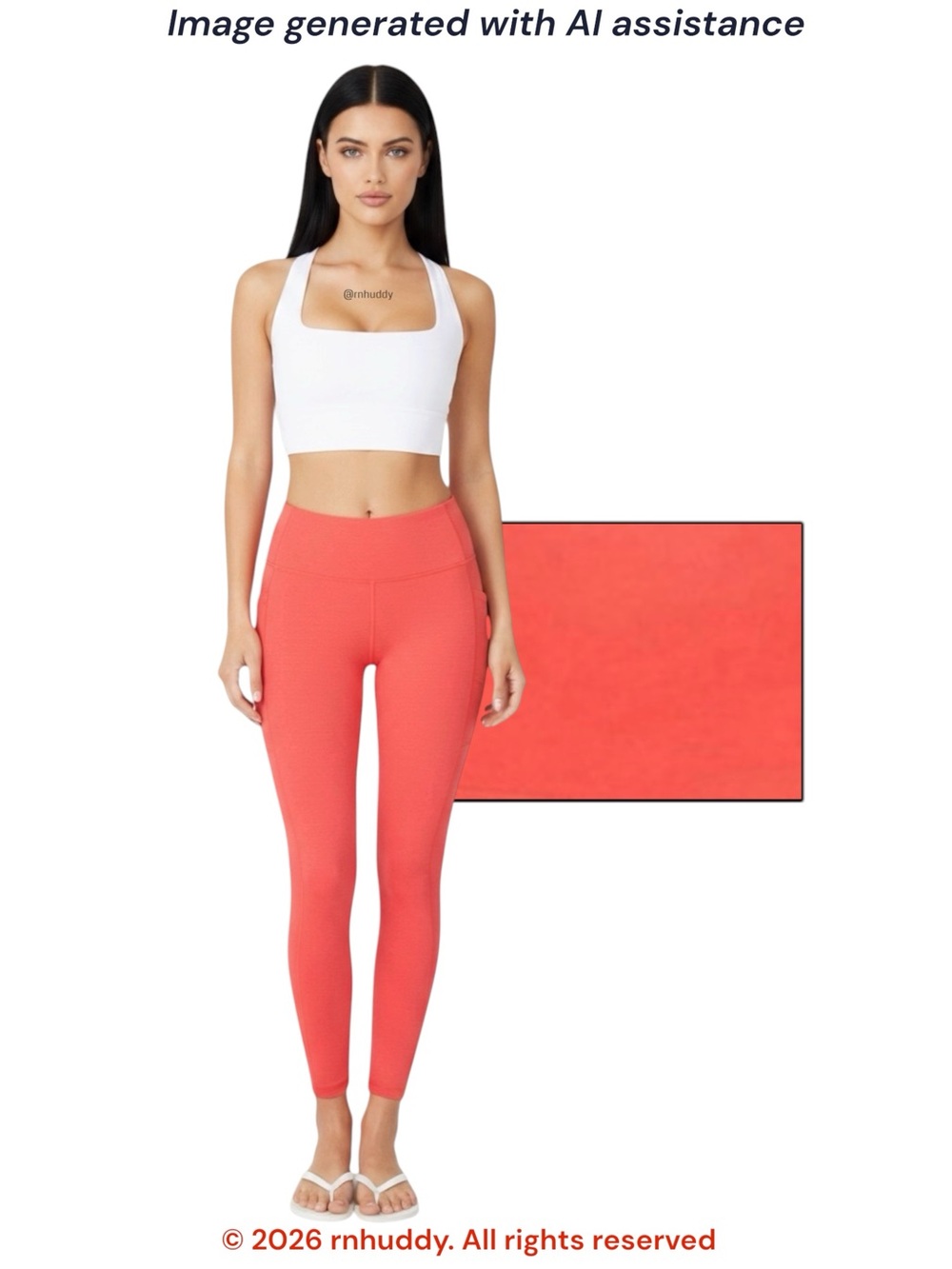NWT Fabletics S high waisted motion365 pocket leggings in atomic